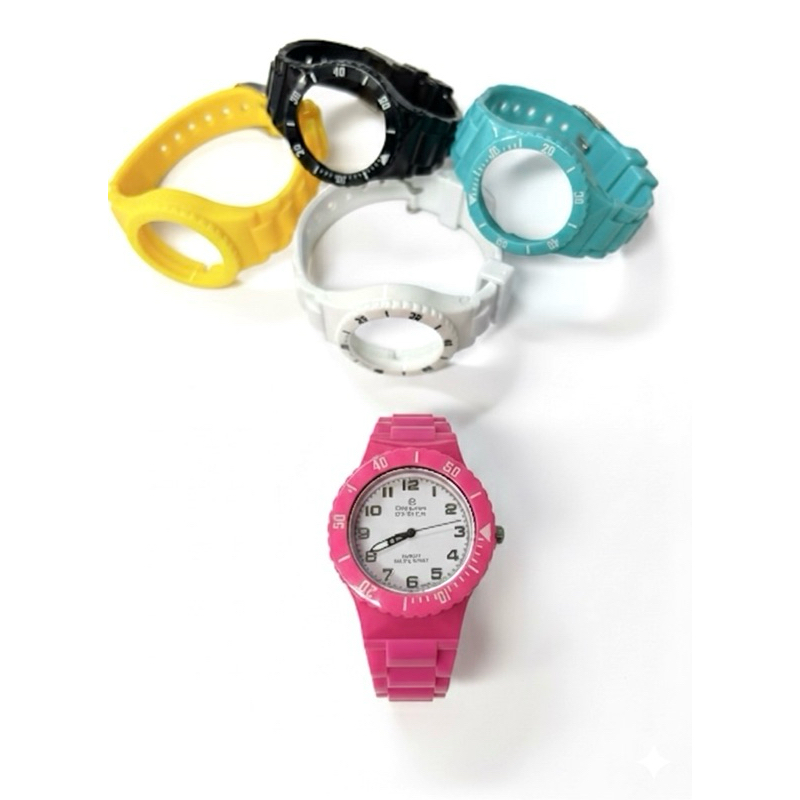 Relógio Champion Com 5 Pulseiras Unissex