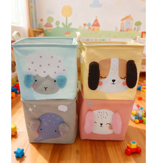 Cesto Dobrável Infantil Organizador Multiuso Animal em Oferta na Shopee