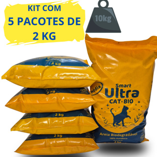 Areia Higiênica para Gatos Biodegradável Vegetal 10 kg – Antiodor, Alta Absorção, Sustentável em Oferta na Shopee