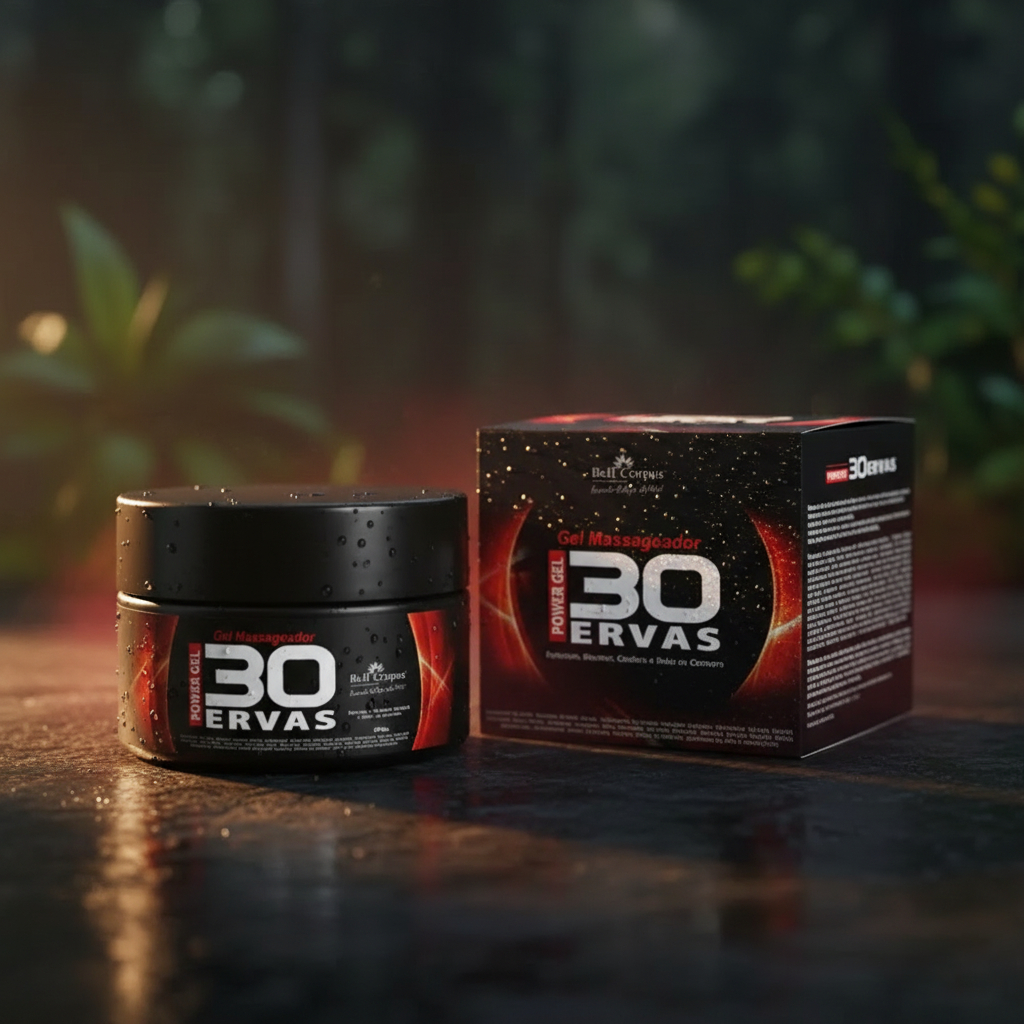 Gel massageador Power Gel 30 ervas 300g Bell Corpus