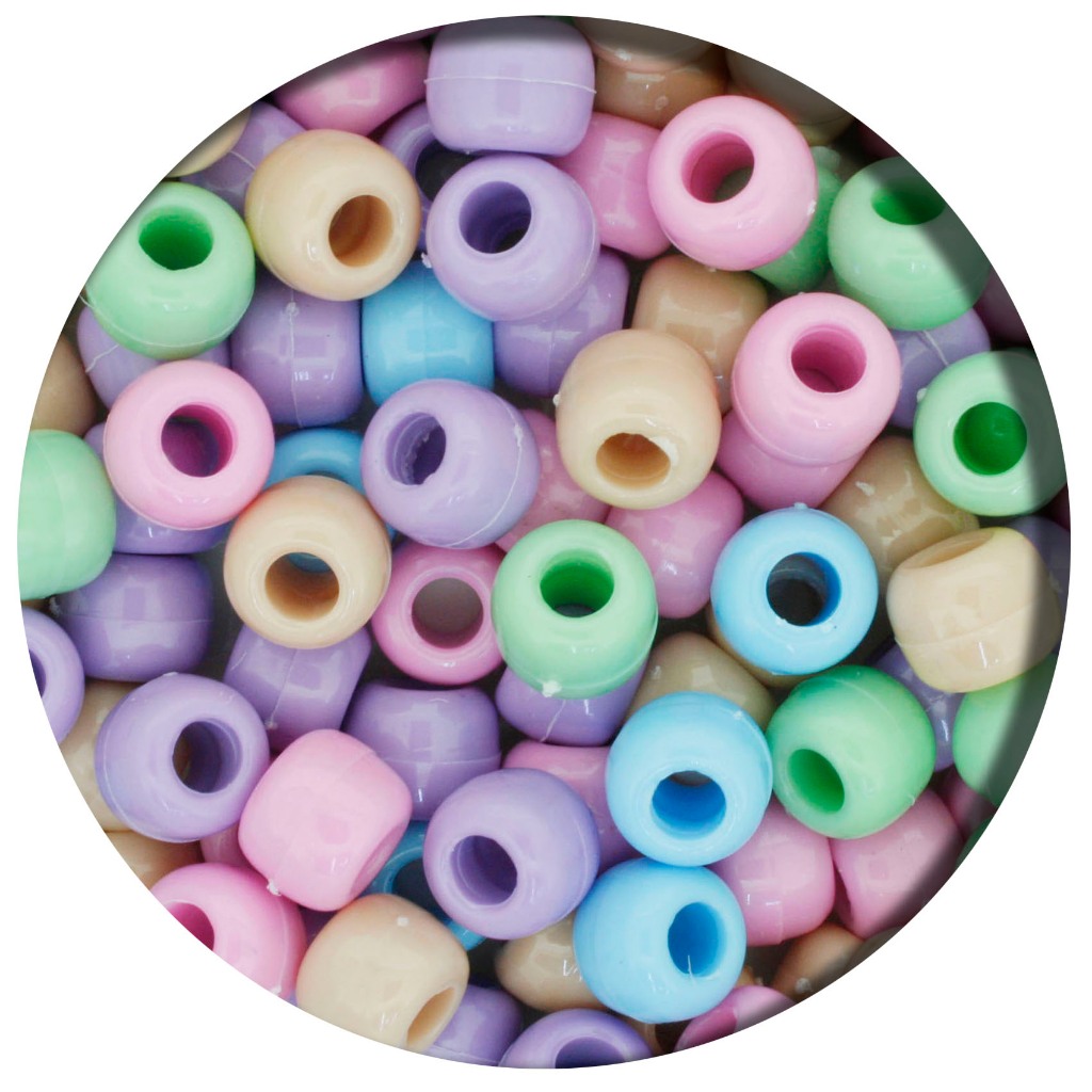 Miçangão Plástico Terere Mix Candy Colors 10mm para Pulseiras Infantis Cabelo e Artesanatos em Oferta na Shopee