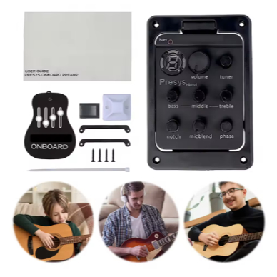 Captador e Afinador Violão  Cavaquinho  Viola Fishman Presys+ Plus 201 Original
