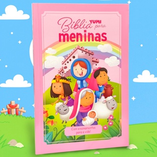 Ensinamento Bíblico -Livro A Bíblia Para Menina Ilustrações Animadas Meu Livro Fofinho Garotas em Oferta na Shopee