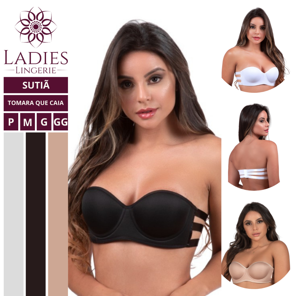 Tomara que caia Sutian tres tiras lingerie moda intima  atacado