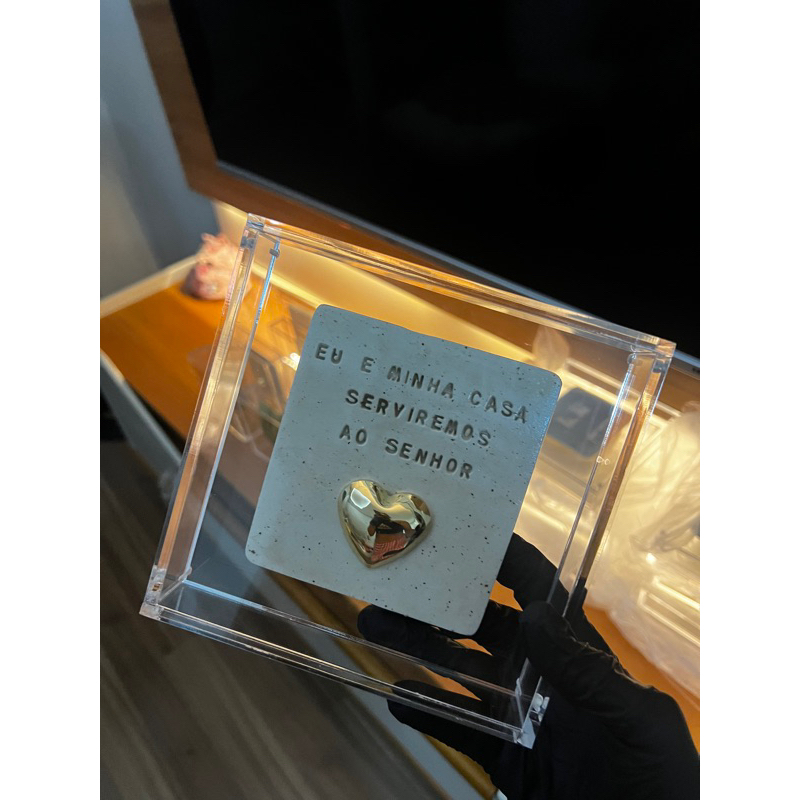 Eu e minha casa serviremos ao senhor em Oferta na Shopee