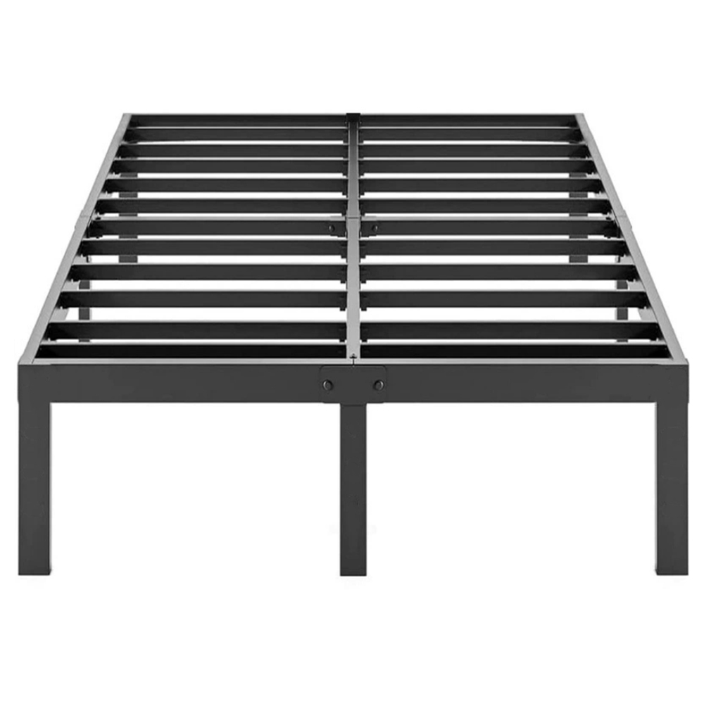 Cama de Casal Estrado de , Fácil de Montagem, Ripas de Aço Antiderrapante