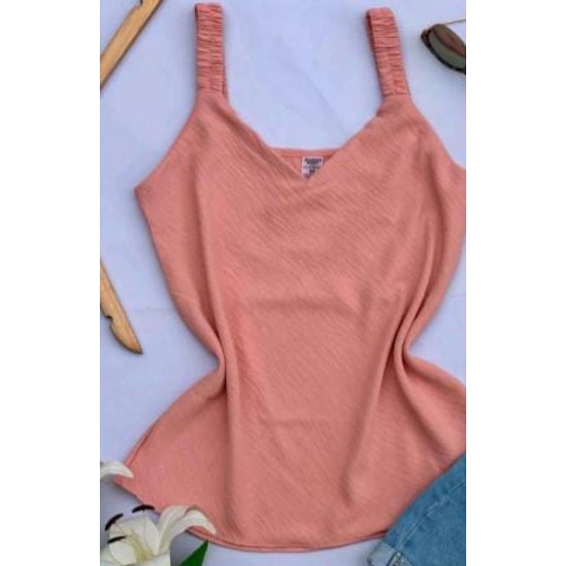kit 2 blusas reagatas alça duna verão
