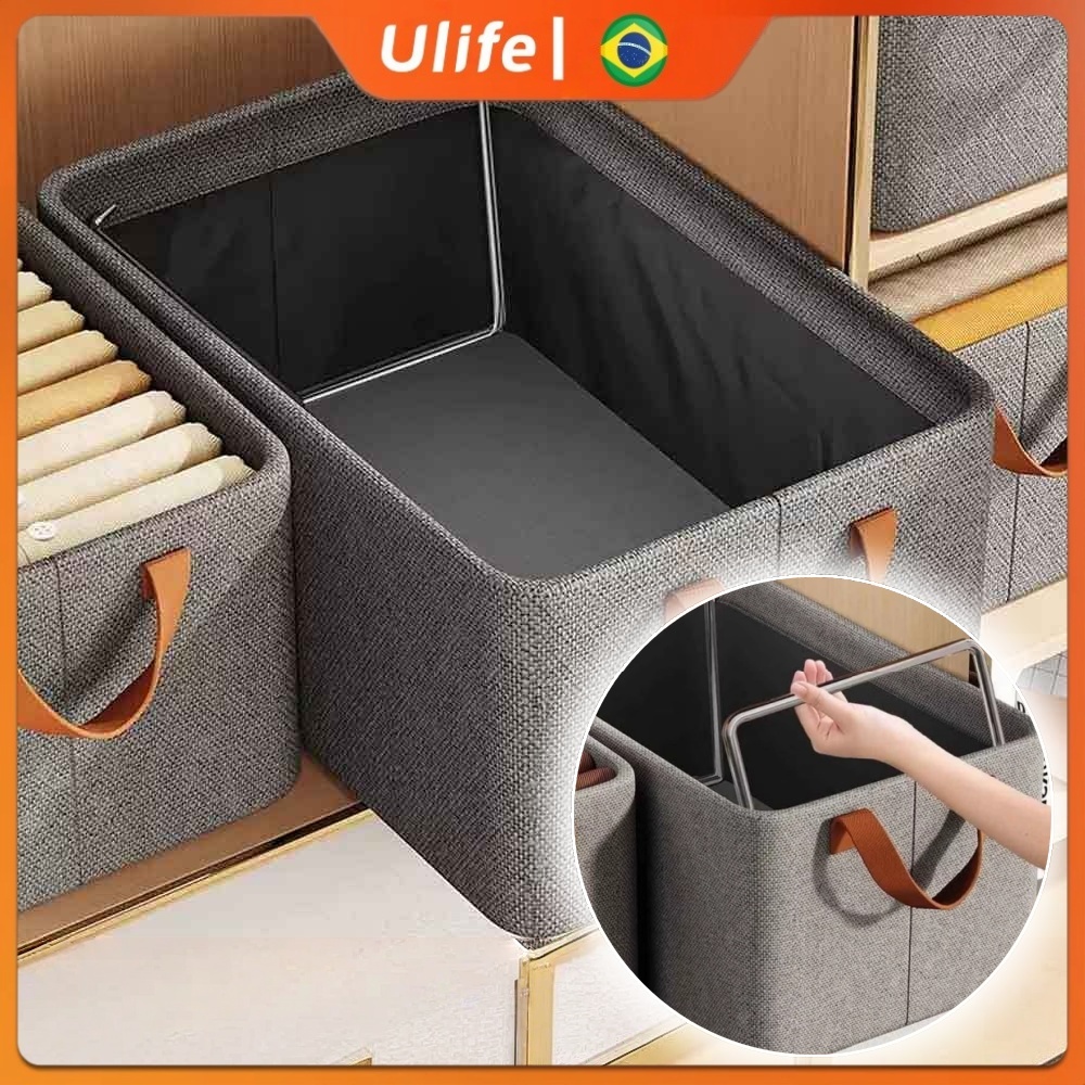 Caixas Organizadoras Resistentes dobravél Roupas e Gavetas Organizadas em Oferta na Shopee
