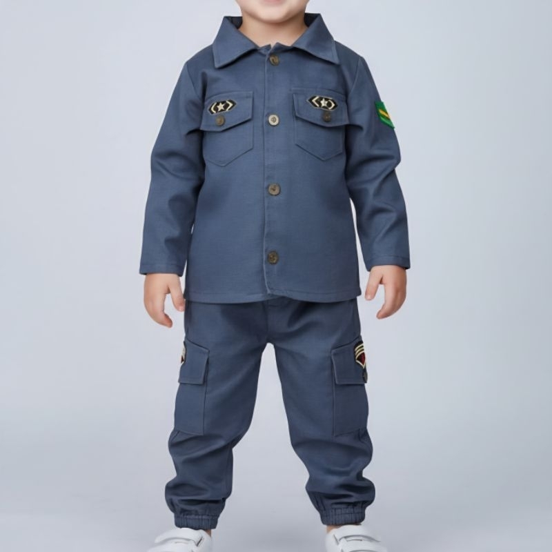Fantasia farda policial infantil 2 anos