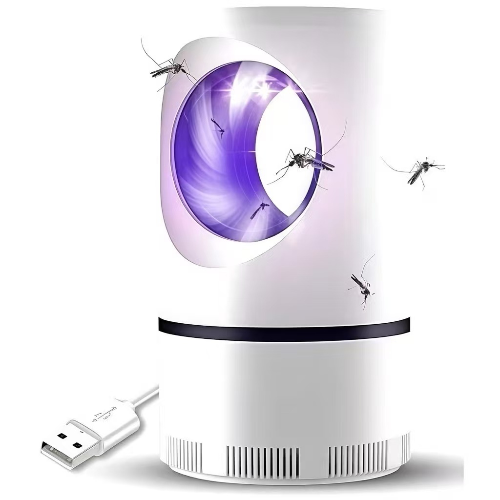 Mata Mosquito Insetos Armadilha Elétrica Usb Repelente Com Luz Led UV Recarregáve
