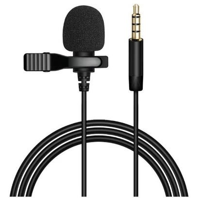 Mini Microfone De Lapela Profissional Plug Tipo C P2 Para Celular Computador TikTok Youtube