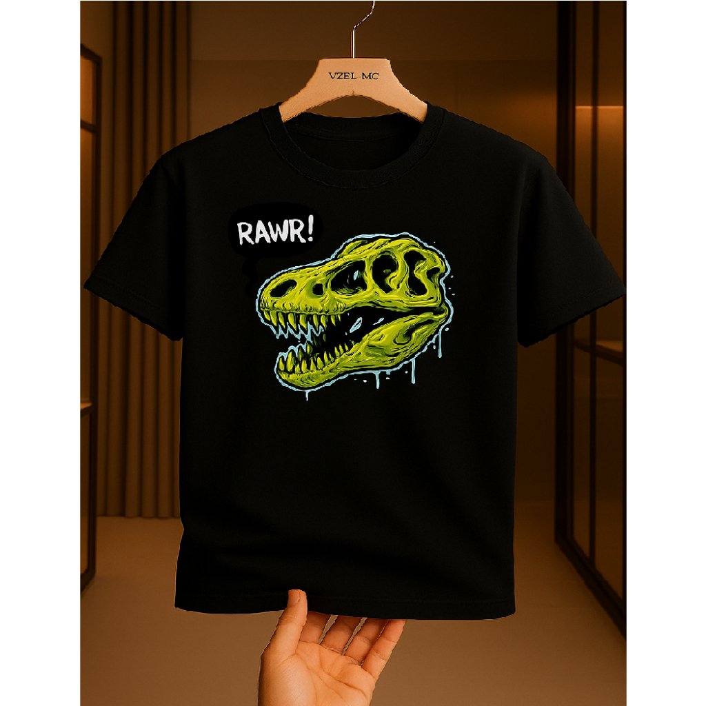 Camiseta Infantil Dinossauro Super Estilosa e Confortável Promoção