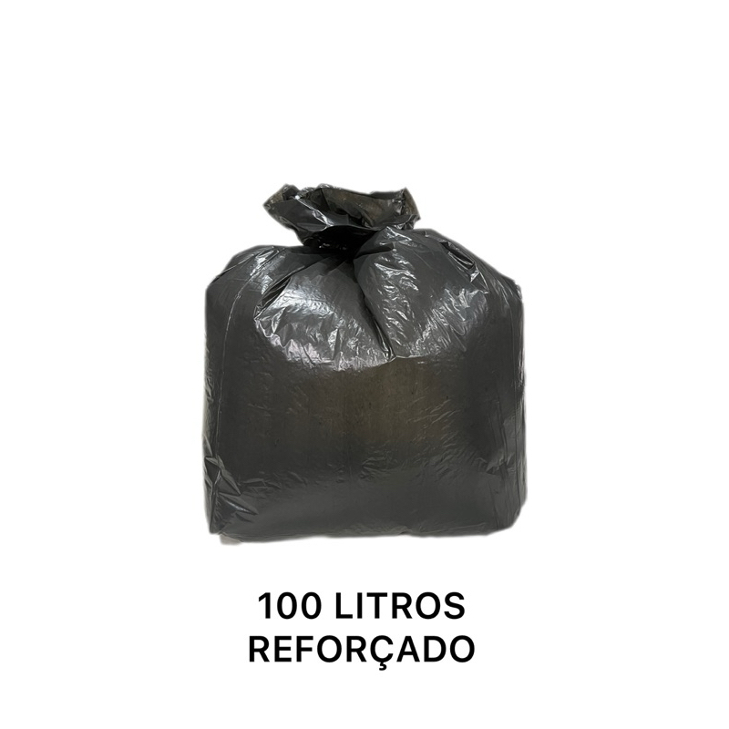 SACOS PARA LIXO 100 LITROS REFORÇADO 50 UNIDADES