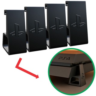 Kit 4 Suportes Pezinho PS4 Slim Pro ou Fat Logo Playstation Sony em Oferta na Shopee