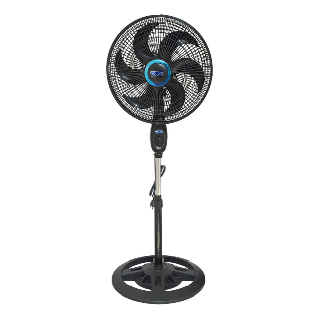 Ventilador de Coluna Camperluz Solaris 48cm 6 Pás 3 Velocidades Oscilação Altura Regulável Silencioso, Seguro