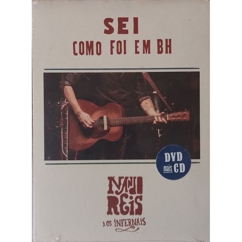DVD + CD Nando Reis e Os Infernais - Sei Como Foi em BH