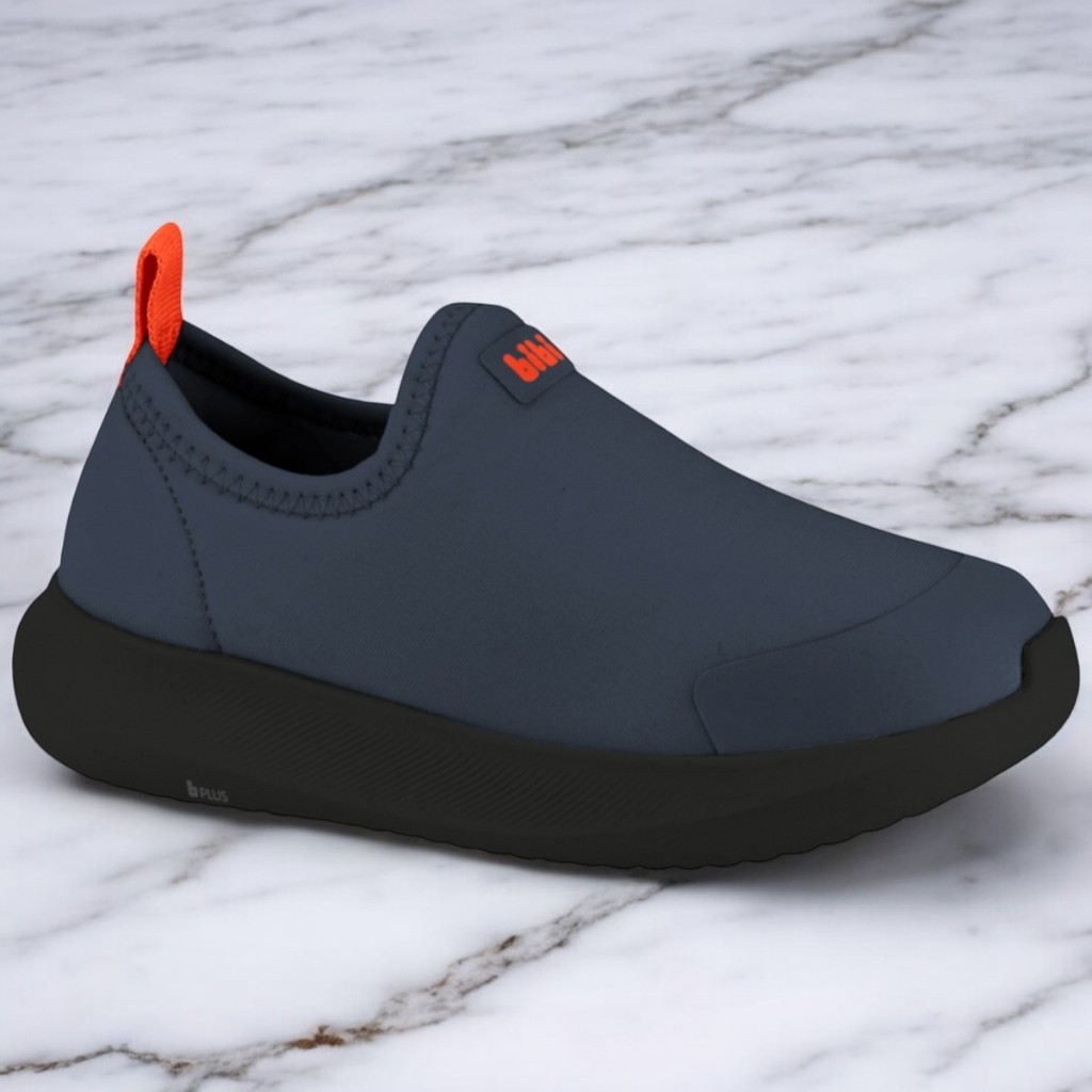 Tênis Bibi Infantil Menino Slip-On Confortável Prático Sem Cadarço Versátil  Passeios Escola Lazer