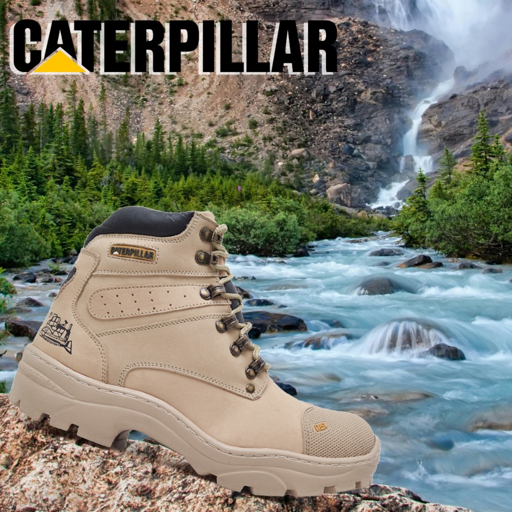 Bota Caterpillar Adventure Conforte Original Couro Prime Robust 1600