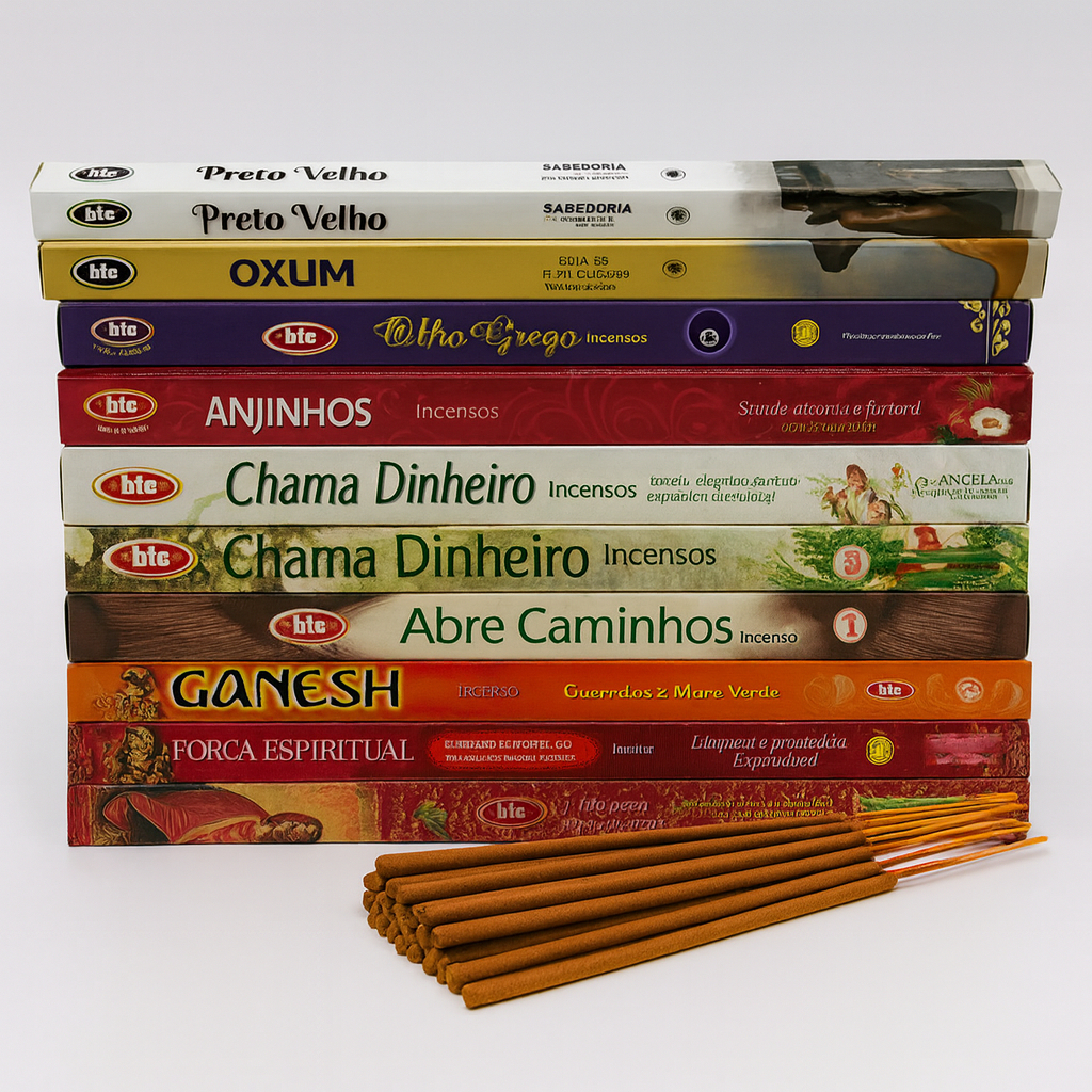 Incenso Indiano Bic Proteção e Religião 8 Varetas - Diversos