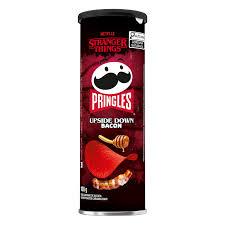 Pringles Stranger Things - Batata Upside Down Bacon - Mundo Invertido Netflix tendência tik tok insta