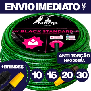 Mangueira De Jardim Reforçada Trançada Completa Limpeza Não Dobra Marqs Home em Oferta na Shopee