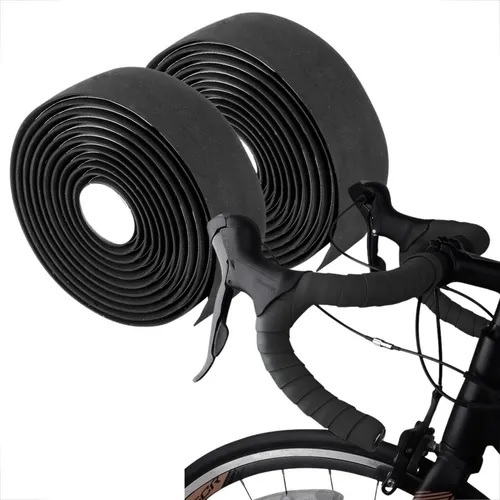 Fita de Guidão Bicicleta Speed 700 Caloi 10 Preta macia Confortável