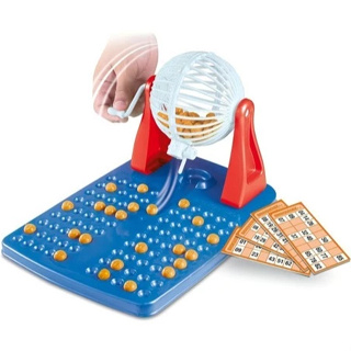 Jogo de Bingo Completo Infantil e Adulto com Cartelas e Números Com Globo Giratório Família Festa em Oferta na Shopee