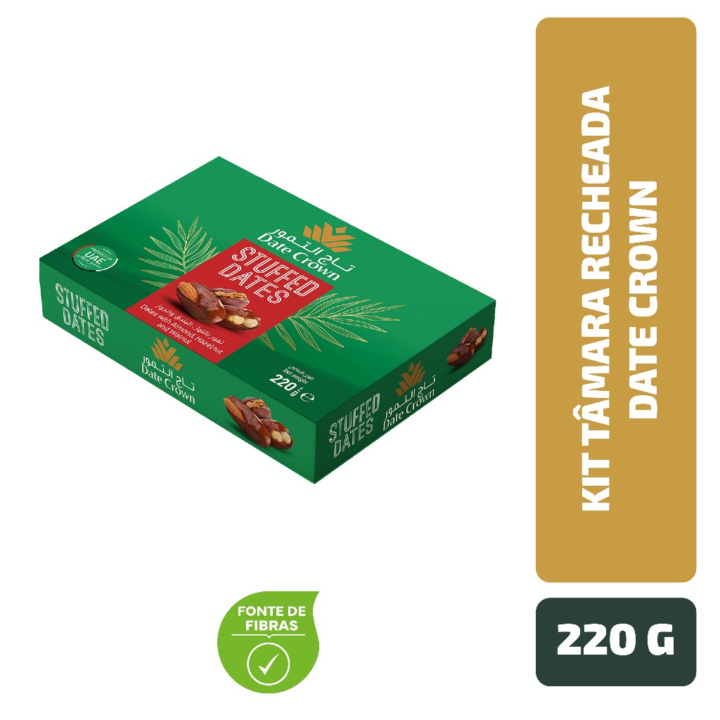 Tâmara Recheada Date Crown 220 g