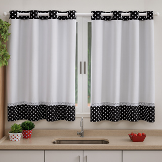 Cortina para Cozinha/Área de Serviço ou Varanda 2,80m x 1,20m | Estampa Exclusiva – Envio Rápido em Oferta na Shopee