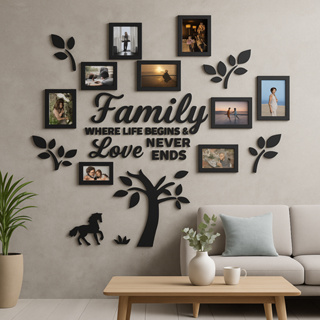 Quadro de Fotos Porta Retrato Família Decoração Sala em Oferta na Shopee