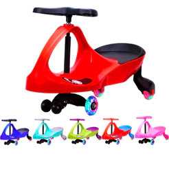 Carrinho De Rolimã Infantil Zig Zag Car 360 com Rodas Iluminadas - Castela