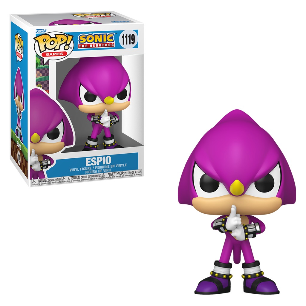 FUNKO POP SONIC ESPIO THE CHAMELEON 1119 NOVO ORIGINAL em Oferta na Shopee