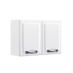 Armário Aéreo 2 Portas Aço Branco Cozinha Planejada Itatiaia