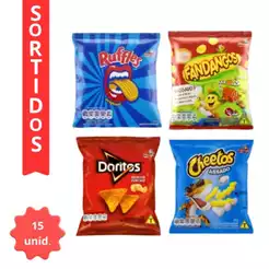 Kit 15 Doritos Salgadinho Elma Chips