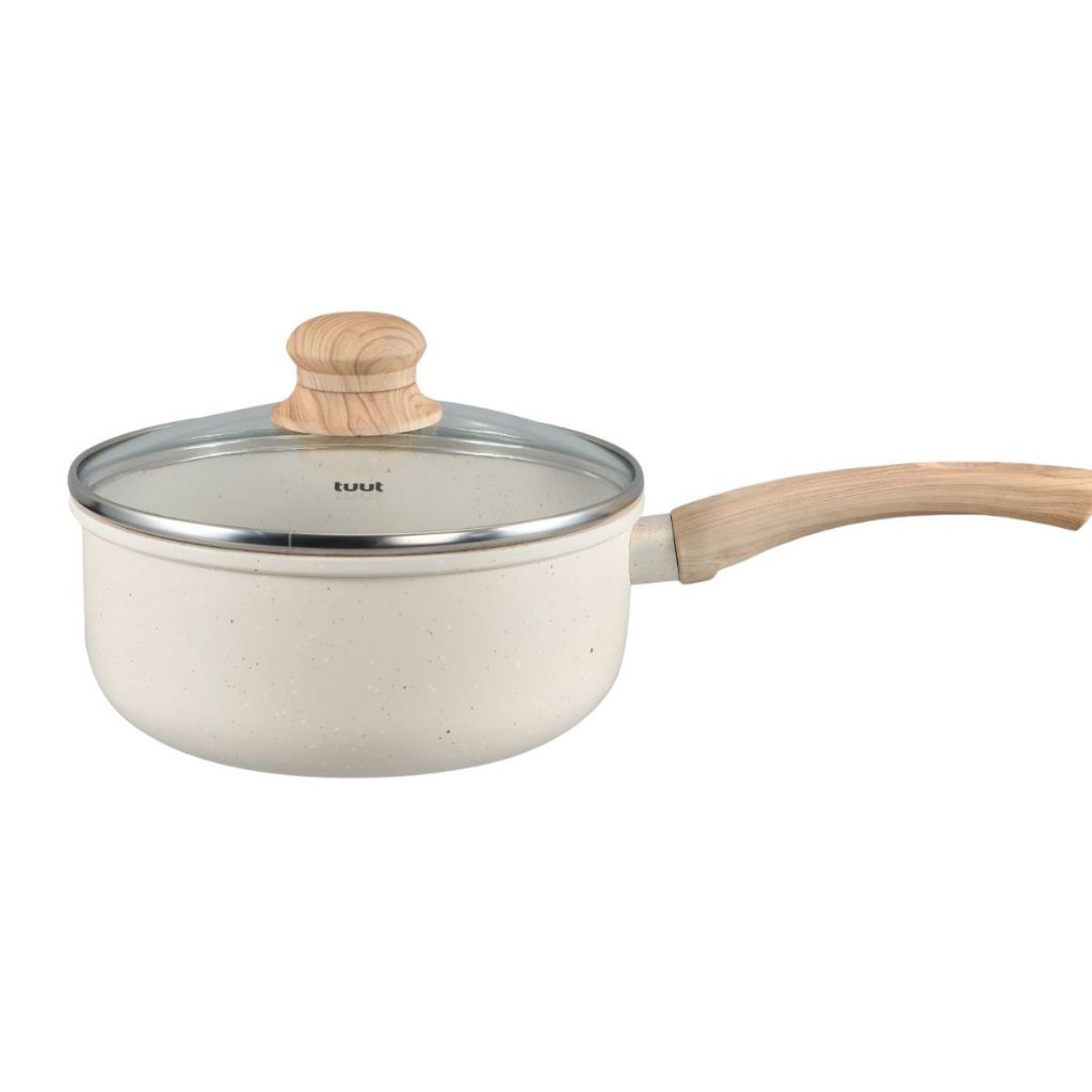Panela  Indução Revestimento Cerâmico Vanilla 18cm-Tuut