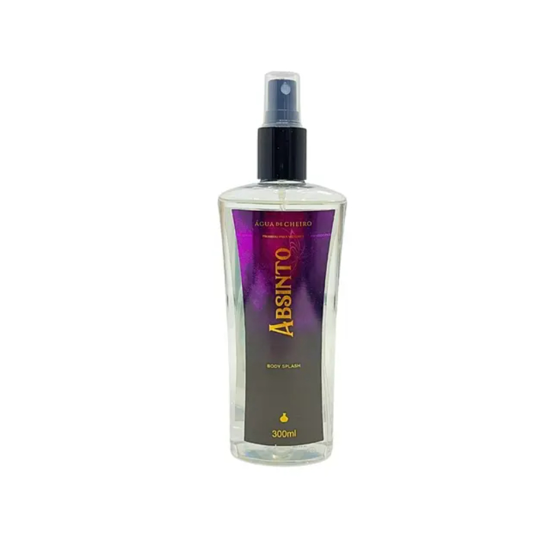 Body Splash Feminino Absinto 300ml Água De Cheiro Original / Floral (NOVA EMBALAGEM).