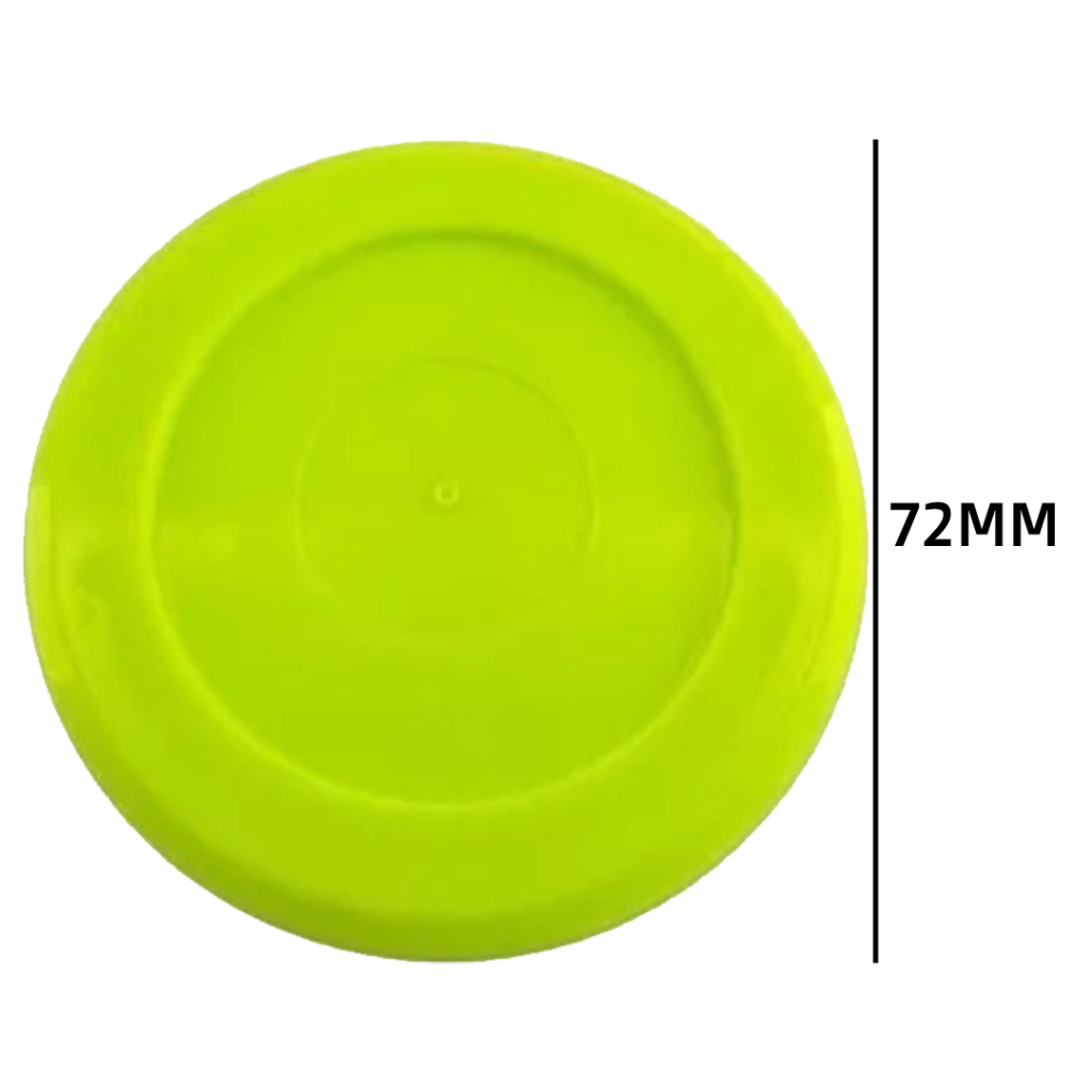 Kit 3 Discos 72x7mm Mesa Air Game Aero Hockey Vermelho ou Verde Matic — imagem 2 de 2