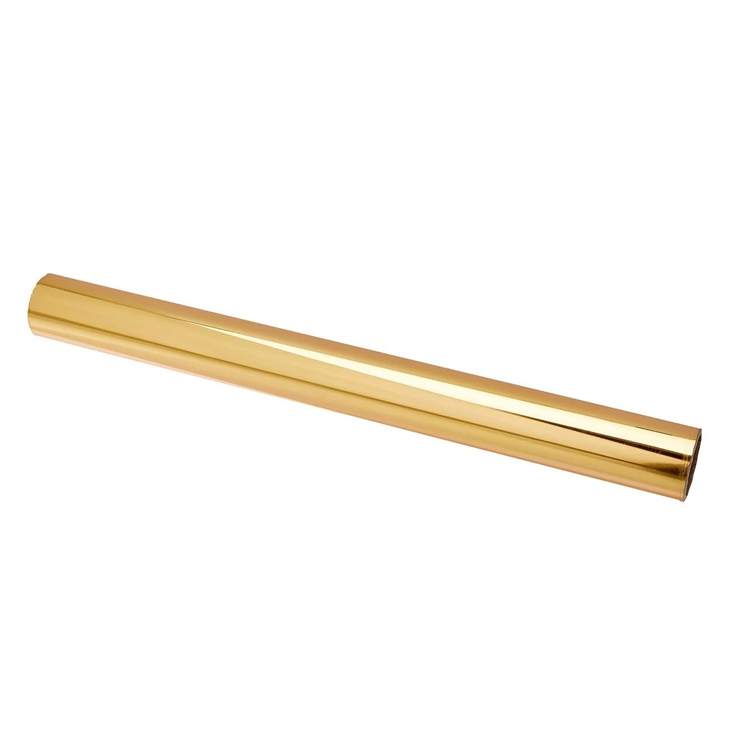 Varejo Foil Hot Stamping Ouro 22cm x 1m Rolo Papel Metalizado para Convites Tags Planners Encadernação em Oferta na Shopee
