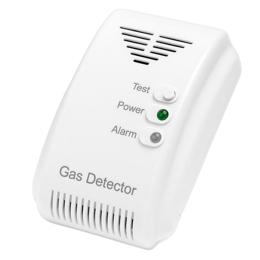 Sensor Detector Gás Natural 12v Branco P/ Motorhome E Barco Branco
