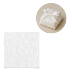 200 PAPEL BEM CASADO BRANCO + 200 CELOFANE BEM CASADO EMBALAGEM 15X15 PARA CASAMENTO// (CHOCO)
