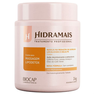 Creme Lipodetox 1kg hidramais em Oferta na Shopee