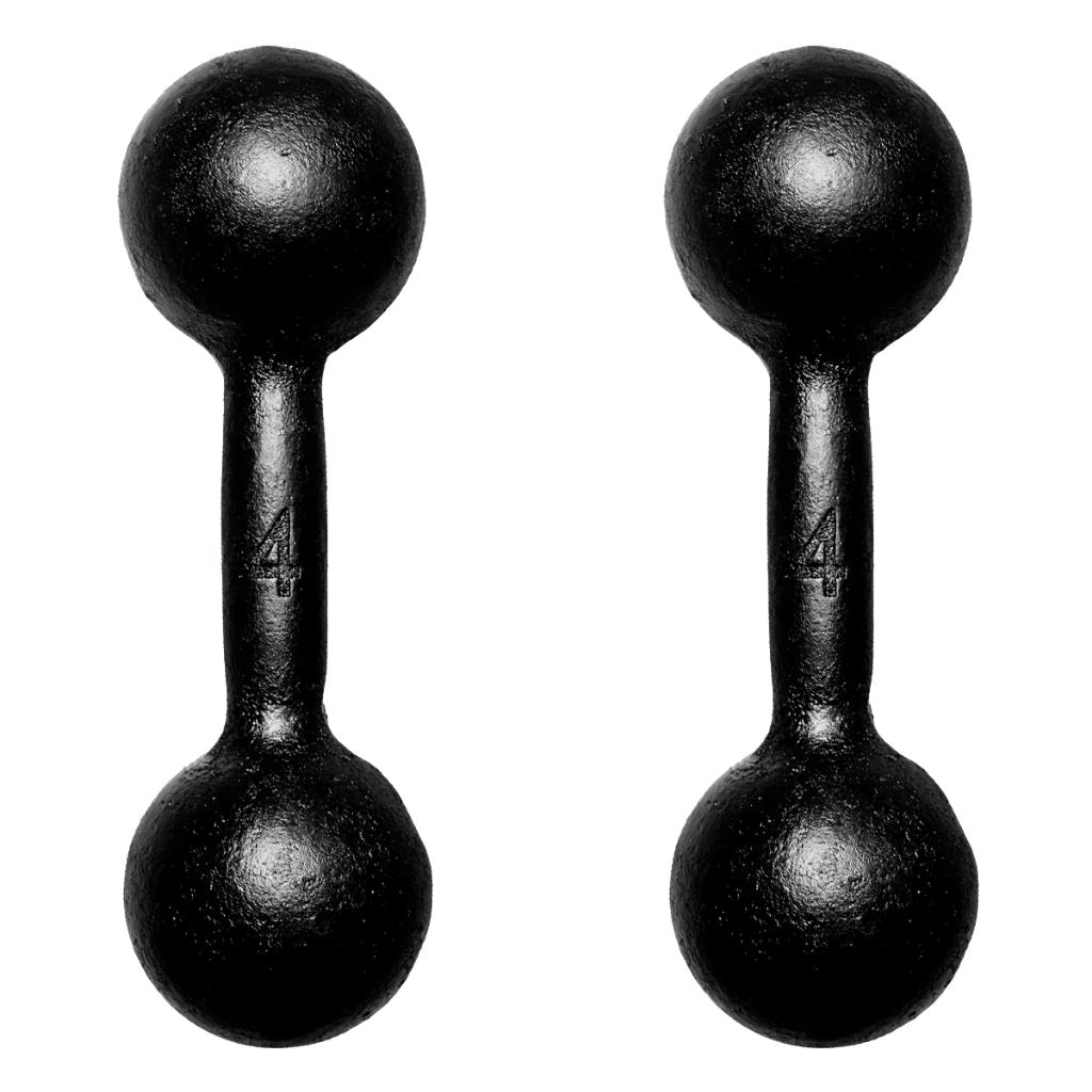 Halter Bola Pintado 4kg Peso de Academia Musculação Pesinho Treino Em Casa Funcional