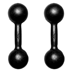 Halter Bola Pintado 4kg Peso de Academia Musculação Pesinho Treino Em Casa Funcional