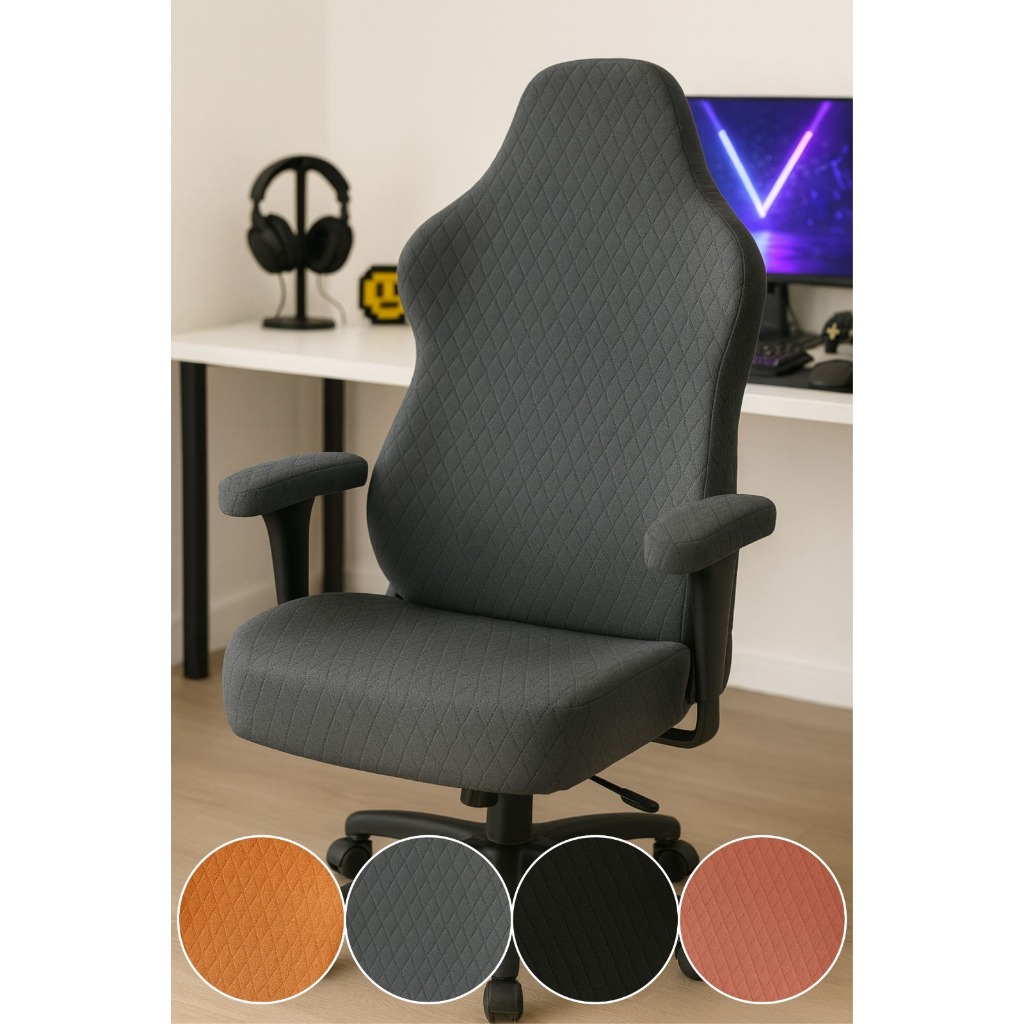 Capa De Cadeira Gamer Luxo Matelado Varias Cores