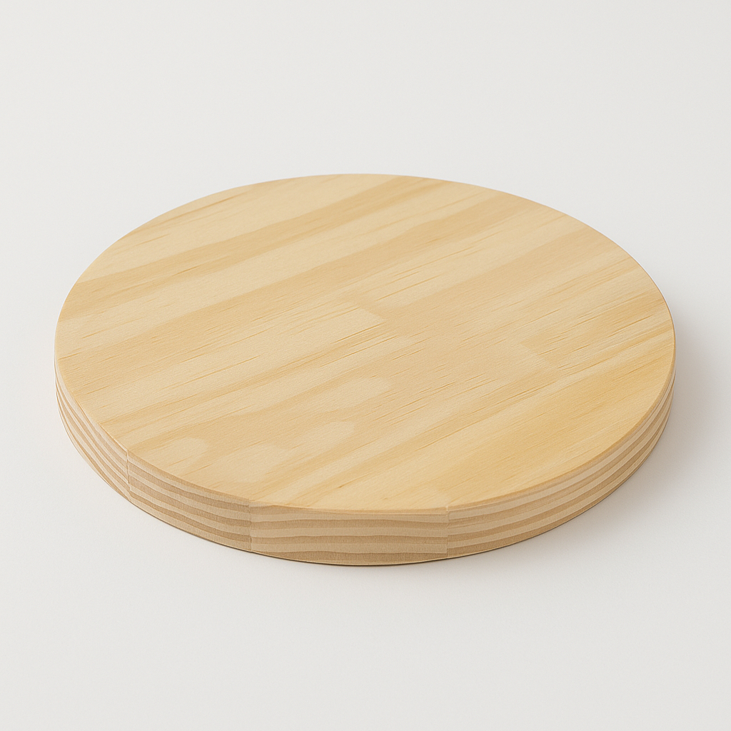 Disco De Pinus 25x25 Bolacha Placa Madeira Pinus Artesanato Natural Personalizavel