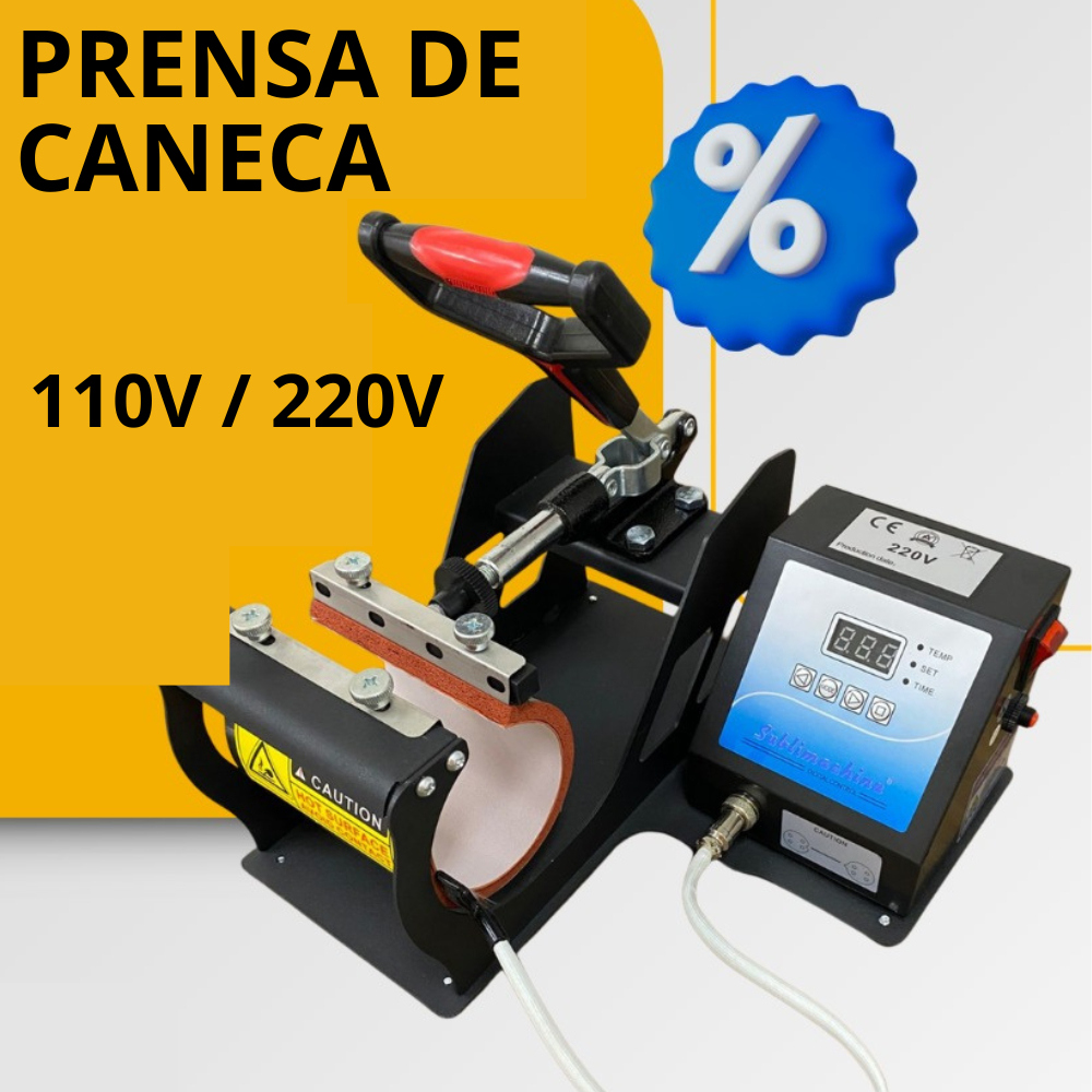 Prensa térmica para canecas