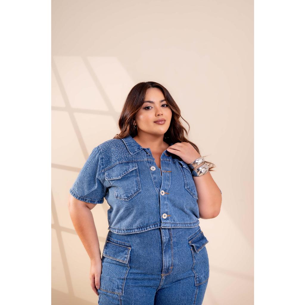 Cropped Plus Size Brilho: Onde Comprar | BuscaProdutos