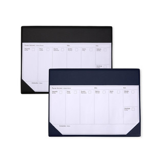 Planner de Mesa Semanal – Tamanho A4, Folhas Destacáveis e Base Resistente