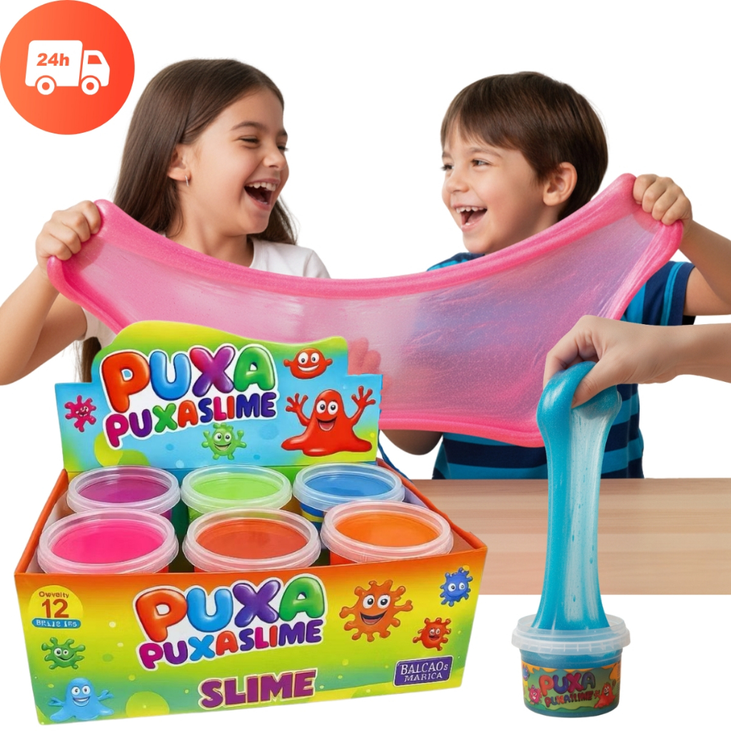 SLIME 125G - 2 CAIXAS TOTAL DE 24 UNIDADES em Oferta na Shopee