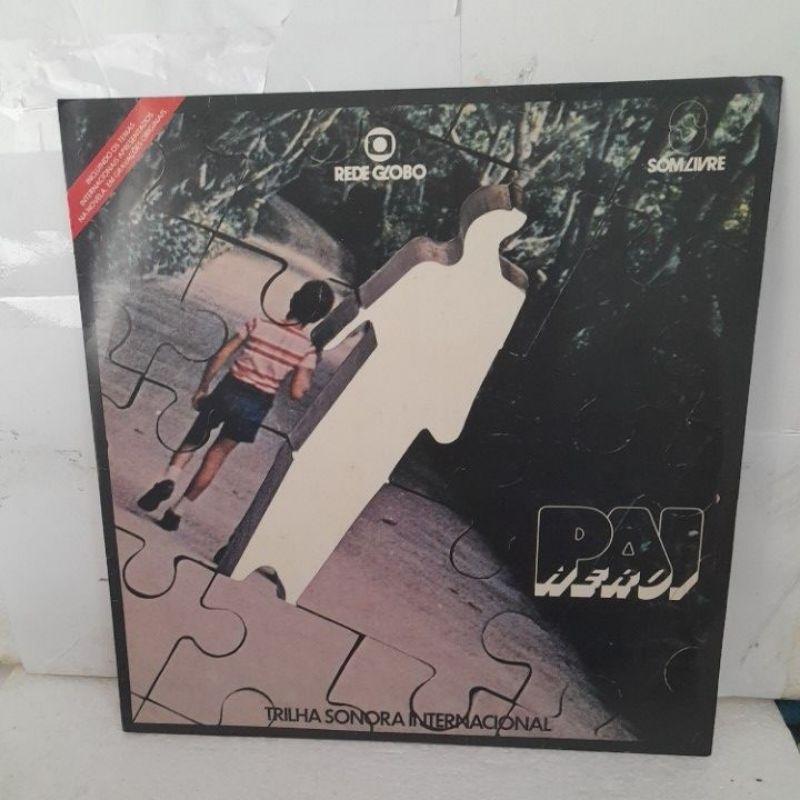 lp vinil pai herói internacional novela trilha sonora